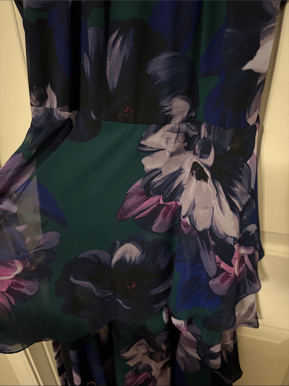 Tahari Ruffle Dress - Picture 3 of 5